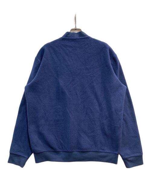 POLO RALPH LAUREN（ポロ・ラルフローレン）POLO RALPH LAUREN (ポロ・ラルフローレン) ロゴワッペンフリースカーディガン ネイビー サイズ:Lの古着・服飾アイテム