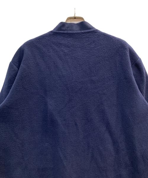 POLO RALPH LAUREN（ポロ・ラルフローレン）POLO RALPH LAUREN (ポロ・ラルフローレン) ロゴワッペンフリースカーディガン ネイビー サイズ:Lの古着・服飾アイテム