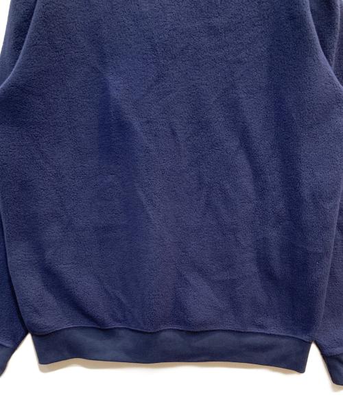 POLO RALPH LAUREN（ポロ・ラルフローレン）POLO RALPH LAUREN (ポロ・ラルフローレン) ロゴワッペンフリースカーディガン ネイビー サイズ:Lの古着・服飾アイテム