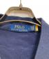 中古・古着 POLO RALPH LAUREN (ポロ・ラルフローレン) ロゴワッペンフリースカーディガン ネイビー サイズ:L：9000円