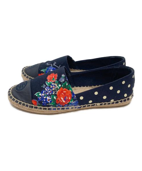 TORY BURCH（トリーバーチ）TORY BURCH (トリーバーチ) エスパドリーユ ネイビー サイズ:24.5cmの古着・服飾アイテム