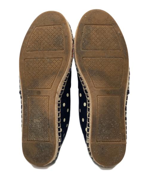 TORY BURCH（トリーバーチ）TORY BURCH (トリーバーチ) エスパドリーユ ネイビー サイズ:24.5cmの古着・服飾アイテム