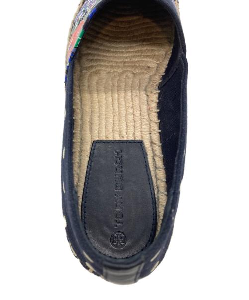 TORY BURCH（トリーバーチ）TORY BURCH (トリーバーチ) エスパドリーユ ネイビー サイズ:24.5cmの古着・服飾アイテム