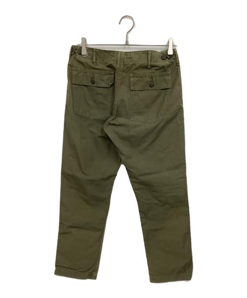 orSlow（オアスロウ）orSlow (オアスロウ) SLIM FIT FATIGUE PANTS(スリムフィットファティーグパンツ) カーキ サイズ:3の古着・服飾アイテム