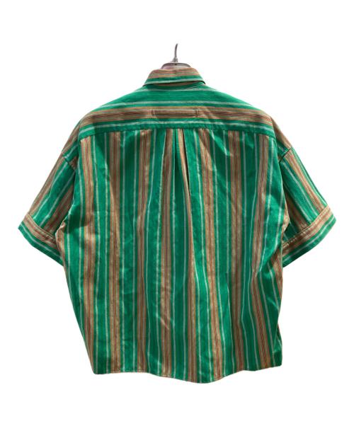 ticca（ティッカ）TICCA (ティッカ) リネン混シャツ グリーン サイズ:Fの古着・服飾アイテム