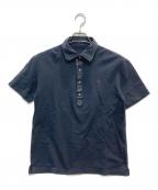 BURBERRY BLACK LABELバーバリーブラックレーベル）の古着「ポロシャツ」｜ブラック