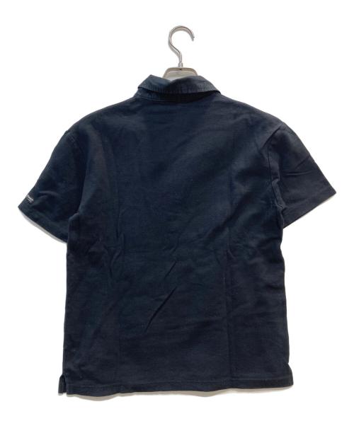 BURBERRY BLACK LABEL（バーバリーブラックレーベル）BURBERRY BLACK LABEL (バーバリーブラックレーベル) ポロシャツ ブラック サイズ:3の古着・服飾アイテム