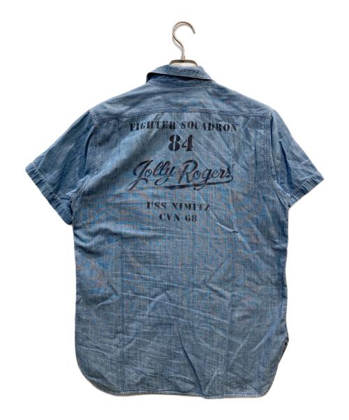 BUZZ RICKSON'S（バズリクソンズ）Buzz Rickson's (バズリクソンズ) シャツ インディゴ サイズ:15の古着・服飾アイテム