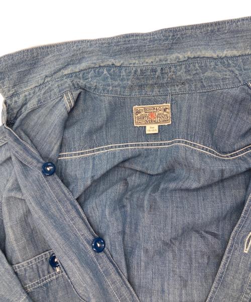 BUZZ RICKSON'S（バズリクソンズ）Buzz Rickson's (バズリクソンズ) シャツ インディゴ サイズ:15の古着・服飾アイテム