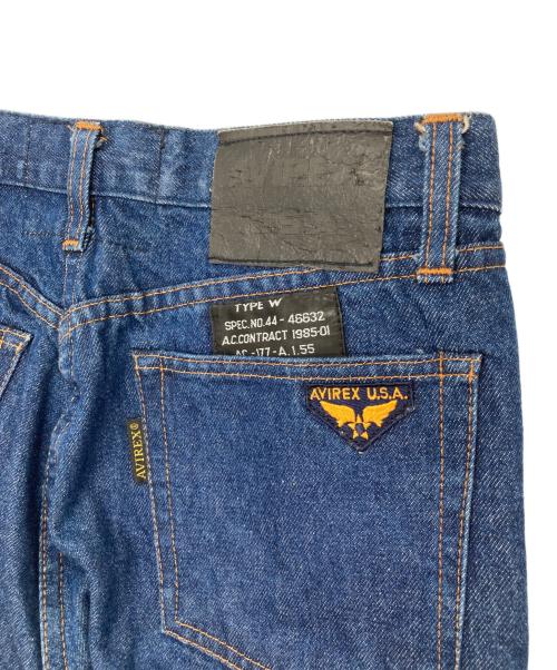 AVIREX（アヴィレックス）AVIREX (アヴィレックス) デニムパンツ インディゴ サイズ:30の古着・服飾アイテム