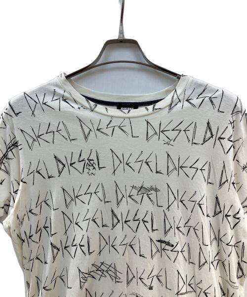 DIESEL（ディーゼル）DIESEL (ディーゼル) 半袖Tシャツ アイボリー サイズ:Sの古着・服飾アイテム