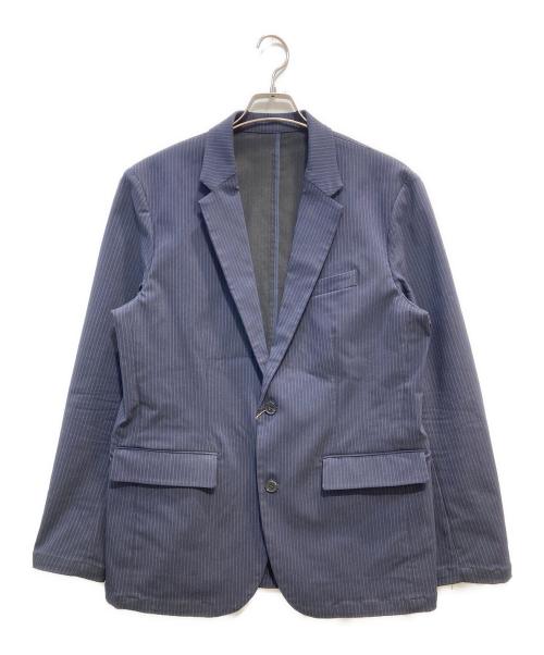 nano・universe（ナノ・ユニバース）nano・universe (ナノ・ユニバース) 「Damerino」ピンストライプ セットアップ ネイビー サイズ:XLの古着・服飾アイテム