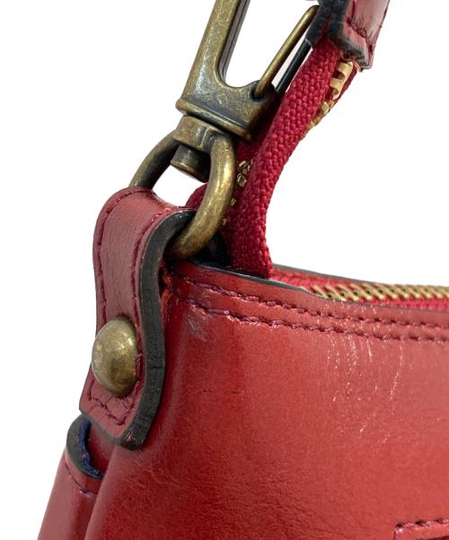 HALEINE（アレンヌ）HALEINE (アレンヌ) ショルダーバッグ レッドの古着・服飾アイテム