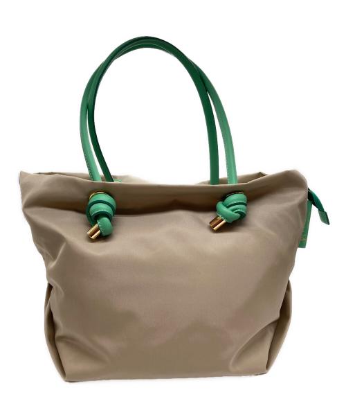 VIOLAd'ORO（ヴィオラドーロ）VIOLAd'ORO (ヴィオラドーロ) ハンドバッグ　BIANCA グリーンの古着・服飾アイテム