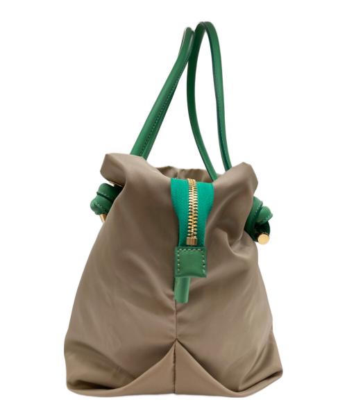 VIOLAd'ORO（ヴィオラドーロ）VIOLAd'ORO (ヴィオラドーロ) ハンドバッグ　BIANCA グリーンの古着・服飾アイテム