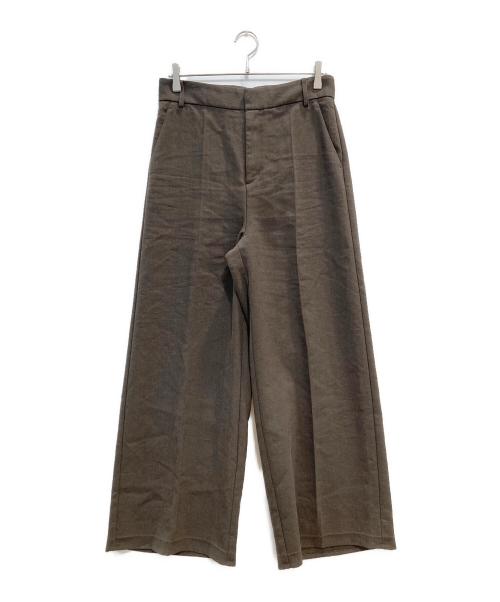 FRAMeWORK（フレームワーク）FRAMeWORK (フレームワーク) オックスワイドパンツ ブラウン サイズ:40の古着・服飾アイテム