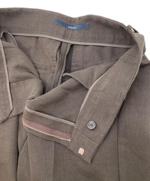 FRAMeWORK（フレームワーク）FRAMeWORK (フレームワーク) オックスワイドパンツ ブラウン サイズ:40の古着・服飾アイテム