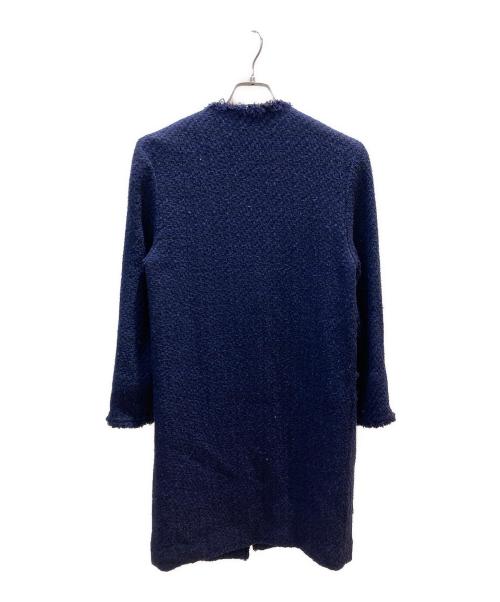 ANTEPRIMA（アンテプリマ）ANTEPRIMA (アンテプリマ) ツイードコート ネイビー サイズ:38の古着・服飾アイテム