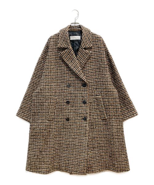Couture d'adam（クチュールドアダム）Couture d'adam (クチュールドアダム) COCOON CHESTERFIELD COAT ブラウン サイズ:-の古着・服飾アイテム