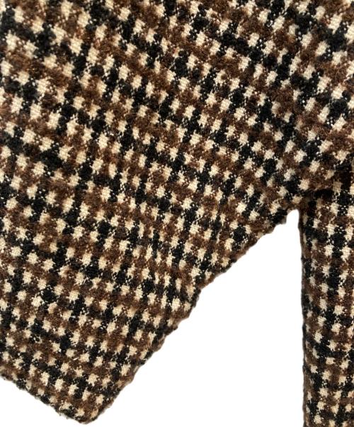 Couture d'adam（クチュールドアダム）Couture d'adam (クチュールドアダム) COCOON CHESTERFIELD COAT ブラウン サイズ:-の古着・服飾アイテム