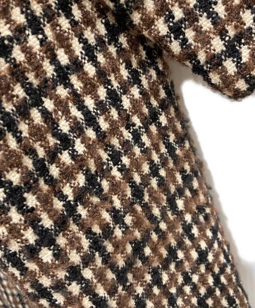 Couture d'adam（クチュールドアダム）Couture d'adam (クチュールドアダム) COCOON CHESTERFIELD COAT ブラウン サイズ:-の古着・服飾アイテム