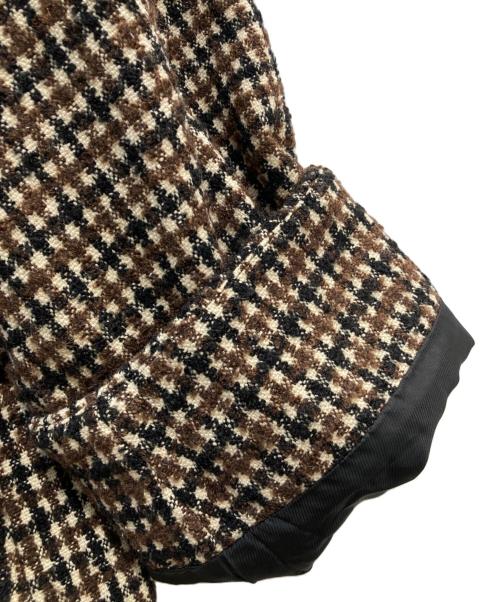 Couture d'adam（クチュールドアダム）Couture d'adam (クチュールドアダム) COCOON CHESTERFIELD COAT ブラウン サイズ:-の古着・服飾アイテム