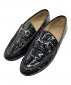 GUCCIグッチ）の古着「ローファー」｜ブラック