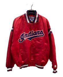 Diamond by STARTER（ダイアモンドバイスターター）の古着「インディアンズ スタジャン」｜レッド