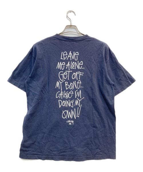 stussy（ステューシー）stussy (ステューシー) Tシャツ ネイビー サイズ:Lの古着・服飾アイテム