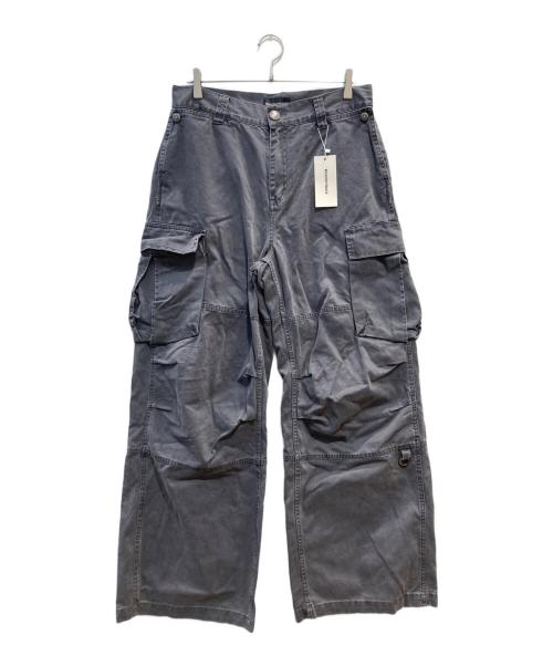 MAISONPRINCE（メゾンプリンス）MAISONPRINCE (メゾンプリンス) ワイドカーゴパンツ グレー サイズ:M 未使用品の古着・服飾アイテム