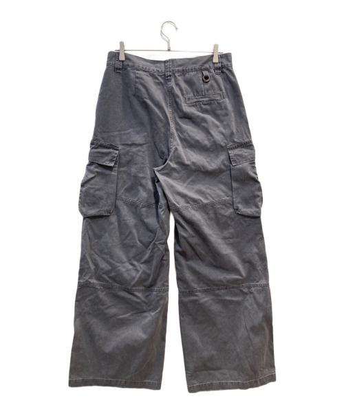 MAISONPRINCE（メゾンプリンス）MAISONPRINCE (メゾンプリンス) ワイドカーゴパンツ グレー サイズ:M 未使用品の古着・服飾アイテム