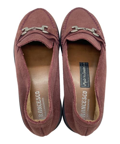 FRANCESCO（フランチェスコ）FRANCESCO (フランチェスコ) ビットローファー ボルドー サイズ:42の古着・服飾アイテム