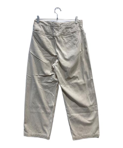 FARAH（ファーラー）FARAH (ファーラー) Two-tuck Wide Tapered Pants ベージュ サイズ:32の古着・服飾アイテム