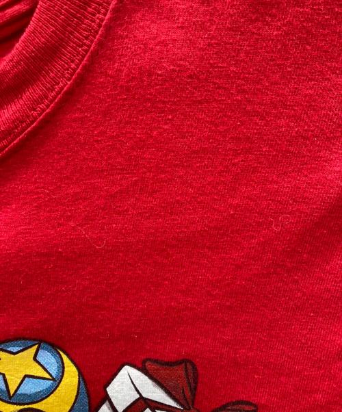 HARLEY-DAVIDSON（ハーレーダビッドソン）HARLEY-DAVIDSON (ハーレーダビッドソン) LOONEY TUNES (ルーニーチューンズ) コラボプリントTシャツ レッド サイズ:LARGEの古着・服飾アイテム