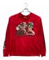 HARLEY-DAVIDSON（ハーレーダビッドソン）の古着「コラボプリントTシャツ」｜レッド