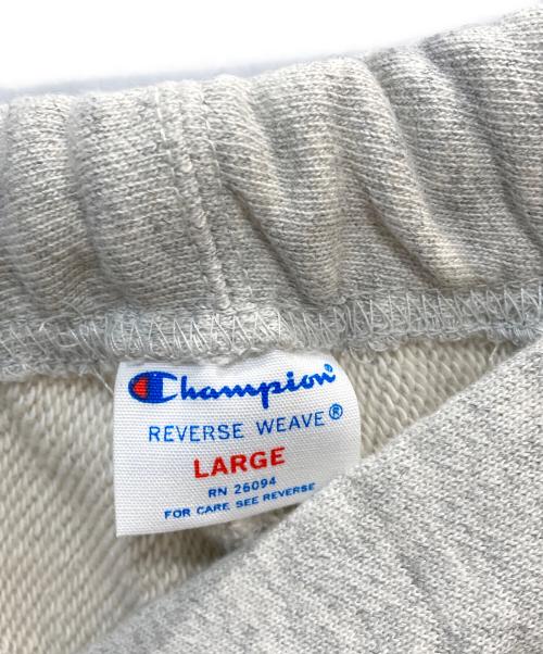 Champion REVERSE WEAVE（チャンピオン リバース ウィーブ）Champion REVERSE WEAVE (チャンピオン リバース ウィーブ) スウェットパンツ ライトグレー サイズ:L 未使用品の古着・服飾アイテム