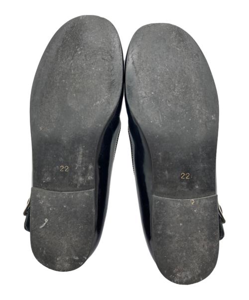 tricot COMME des GARCONS（トリココムデギャルソン）tricot COMME des GARCONS (トリココムデギャルソン) ストラップシューズ ブラック サイズ:22の古着・服飾アイテム