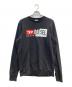 DIESEL（ディーゼル）の古着「S-GIRK-CUTY ロゴスウェット」｜ブラック