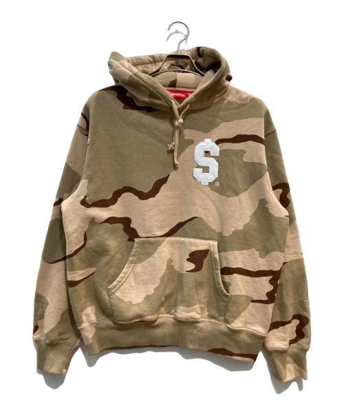 SUPREME（シュプリーム）SUPREME (シュプリーム) $HoodedSweatshirt DesertCamo ドルフーデットスウェットシャツ グリーン サイズ:Sの古着・服飾アイテム