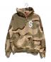 SUPREME（シュプリーム）の古着「$HoodedSweatshirt DesertCamo ドルフーデットスウェットシャツ」｜グリーン