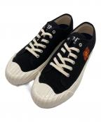 KENZOケンゾー）の古着「School Low Top Trainers キャンバススニーカー」｜ブラック