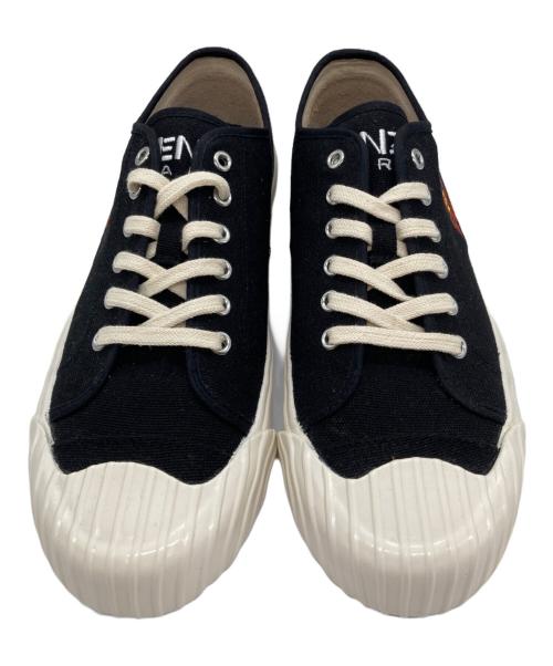 KENZO（ケンゾー）KENZO (ケンゾー) School Low Top Trainers キャンバススニーカー ブラック サイズ:41の古着・服飾アイテム