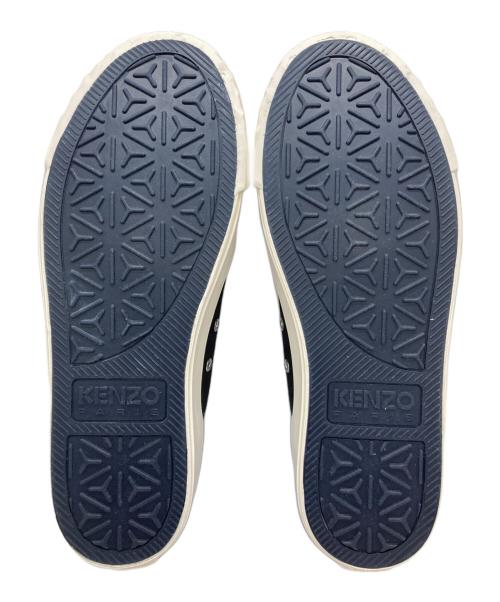 KENZO（ケンゾー）KENZO (ケンゾー) School Low Top Trainers キャンバススニーカー ブラック サイズ:41の古着・服飾アイテム
