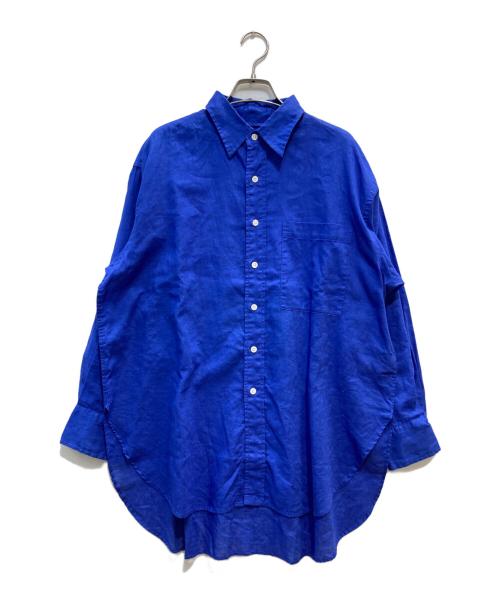 Spick and Span（スピック＆スパン）Spick and Span (スピックアンドスパン) コットンリネンルーズシャツ ブルー サイズ:-の古着・服飾アイテム
