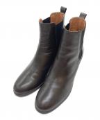 MARGARET HOWELL ideaマーガレット ハウエル アイディア）の古着「サイドゴアブーツ」｜ブラウン