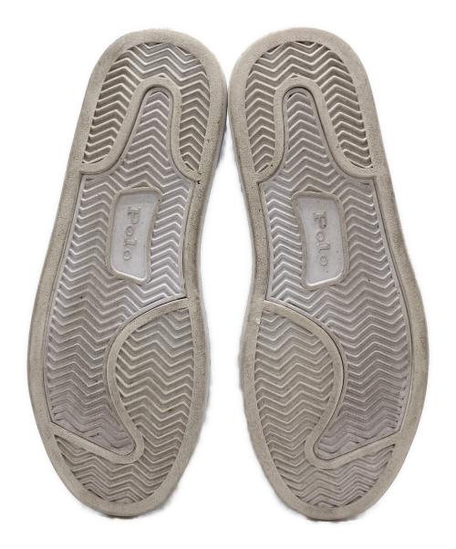 POLO RALPH LAUREN（ポロ・ラルフローレン）POLO RALPH LAUREN (ポロ・ラルフローレン) court 125 ローカットスニーカー ホワイト サイズ:UK5の古着・服飾アイテム