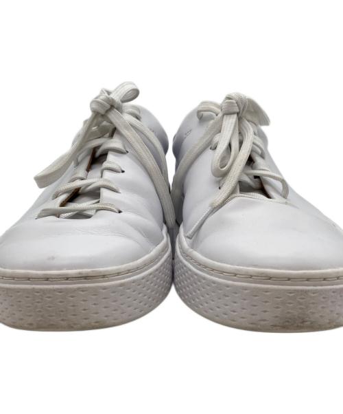 POLO RALPH LAUREN（ポロ・ラルフローレン）POLO RALPH LAUREN (ポロ・ラルフローレン) court 125 ローカットスニーカー ホワイト サイズ:UK5の古着・服飾アイテム