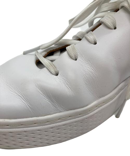 POLO RALPH LAUREN（ポロ・ラルフローレン）POLO RALPH LAUREN (ポロ・ラルフローレン) court 125 ローカットスニーカー ホワイト サイズ:UK5の古着・服飾アイテム