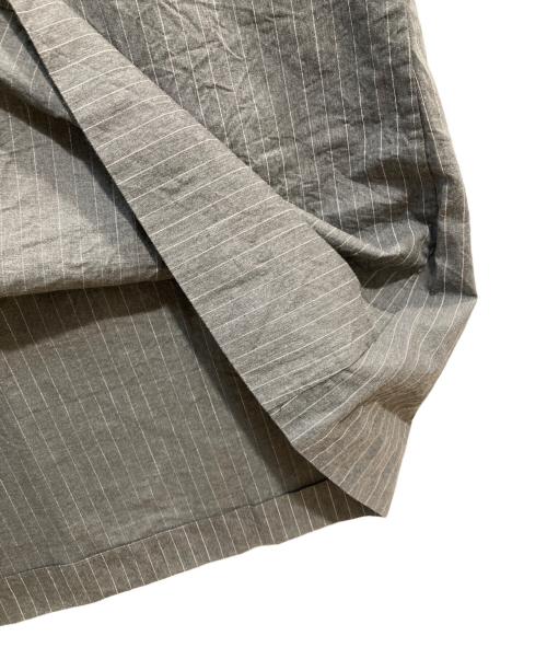 45rpm（45アールピーエム）45rpm (45アールピーエム) ストライプワンピース グレー サイズ:2の古着・服飾アイテム