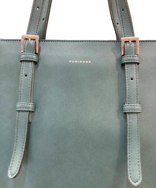 FUMIKODA（フミコダ）FUMIKODA (フミコダ) GENE トートバッグ グリーンの古着・服飾アイテム